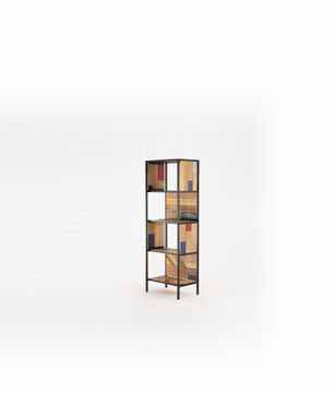 Planke Vertical Rack 4 Compartments by KARPENTER - view 2