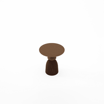 Staccato Round Side Table Amber Cocoa by KARPENTER - view 3