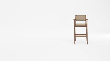 Bar Stool w Natural Paper Cord by KARPENTER - view 6