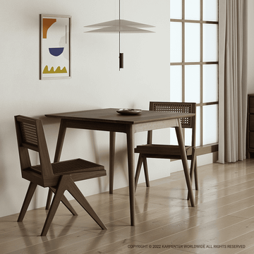 Vintage Square Dining Table 90 by KARPENTER - view 7