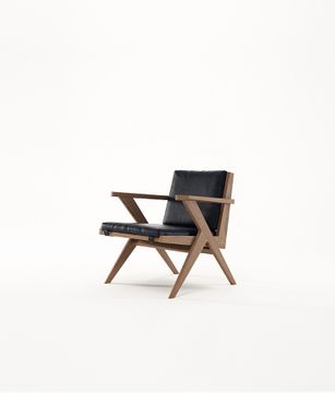 Easy Chair w Leather by KARPENTER - view 2