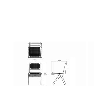 Chair w Natural Paper Cord by KARPENTER - view 4