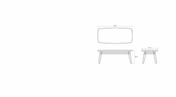 Twist Rectangular Coffee Table 100 by KARPENTER - view 6