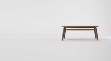Twist Rectangular Coffee Table 100 by KARPENTER - view 4