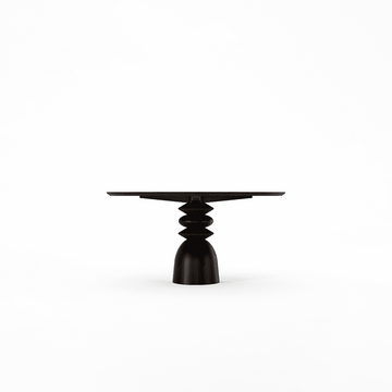 Staccato Round Dining Table 150 Kuro Wenge by KARPENTER - view 2