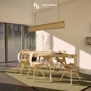Sustainable Bamboo Lighting Solutions for Modern Homes by Bcompact - view 5