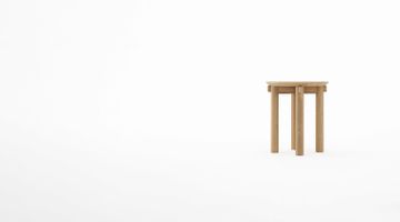 Tenon Round Stool by KARPENTER - view 6