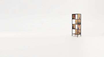 Planke Vertical Rack 4 Compartments by KARPENTER - view 7