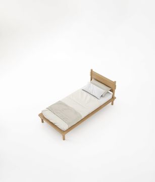 Tenon Single Size Bed Headboard by KARPENTER - view 3