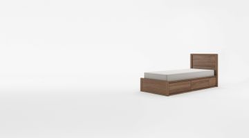 Circa17 Single Size Bed Solid Headboard by KARPENTER - view 7