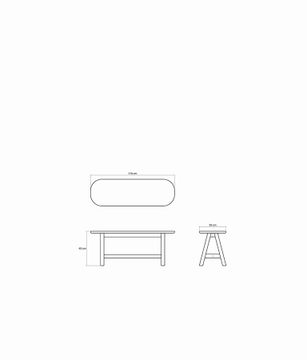 Curbus Ovale Bench by KARPENTER - view 5