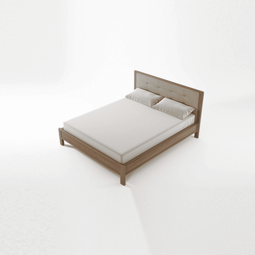 Circa17 Queen Size Bed Fabric Headboard No Storage by KARPENTER - view 4