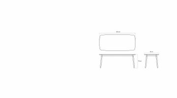Twist Rectangular Dining Table 200x100 by KARPENTER - view 6