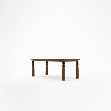 Staccato Rectangular Dining Table 200 Amber Cocoa by KARPENTER - view 2