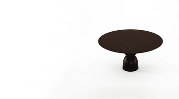 Staccato Round Dining Table 150 Kuro Wenge by KARPENTER - view 7