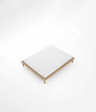 Tenon Queen Size Bed Without Headboard by KARPENTER - view 3