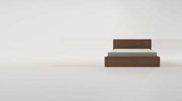 Circa17 King Size Bed Solid Headboard by KARPENTER - view 6