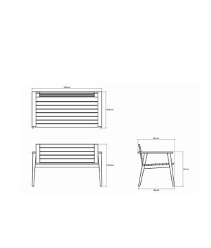 Vintage Outdoor Sofa 2 Seaters by KARPENTER - view 5