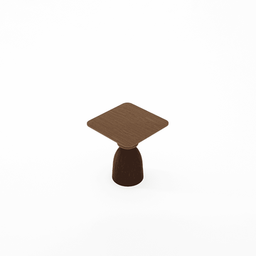 Staccato Square Side Table Amber Cocoa by KARPENTER - view 3