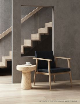 Easy Chair w Leather by KARPENTER - view 7