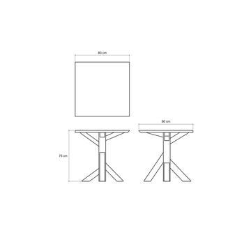 Ki Square Dining Table by KARPENTER - view 5