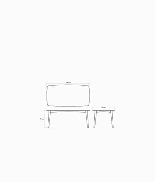 Grasshopper Rectangular Dining Table 180 by KARPENTER - view 5