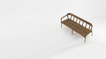 Grasshopper Outdoor Sofa 2 Seaters by KARPENTER - view 8