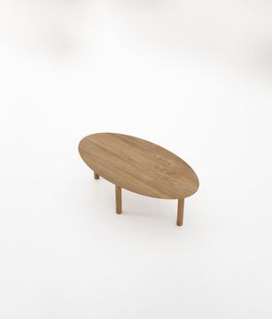 Tenon Oval Coffee Table 120 by KARPENTER - view 3