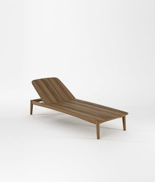 Grasshopper Outdoor Sunbed by KARPENTER - view 3