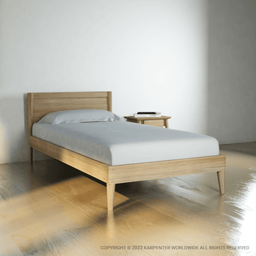 Vintage Single Size Bed by KARPENTER - view 7