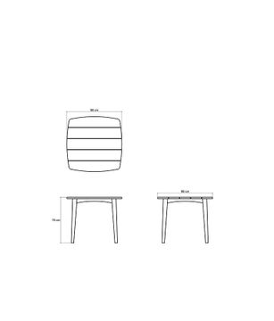 Grasshopper Outdoor Square Dining Table 90 by KARPENTER - view 5