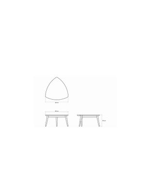 Vintage Tripod Coffee Table 80 by KARPENTER - view 3
