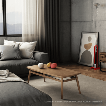 Twist Rectangular Coffee Table 120 by KARPENTER - view 7