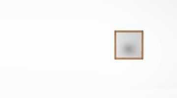 Vintage Square Hanging Mirror by KARPENTER - view 4