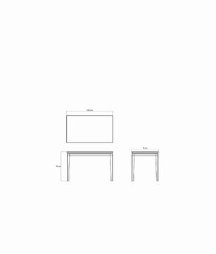 Twenty Twenty Rectangular Dining Table 120 by KARPENTER - view 5