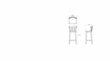 Twist Bar Stool by KARPENTER - view 6