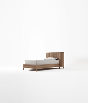 Koppar Single Size Bed by KARPENTER - view 2