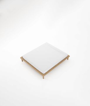 Tenon King Size Bed Without Headboard by KARPENTER - view 3