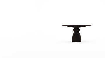 Staccato Round Coffee Table Kuro Wenge by KARPENTER - view 5