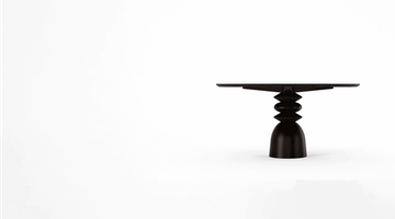 Staccato Round Dining Table 150 Kuro Wenge by KARPENTER - view 5