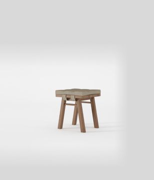 Circa17 Stool with Cushion by KARPENTER - view 2