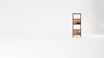 Planke Vertical Rack 4 Compartments by KARPENTER - view 6