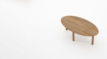 Tenon Oval Coffee Table 120 by KARPENTER - view 7