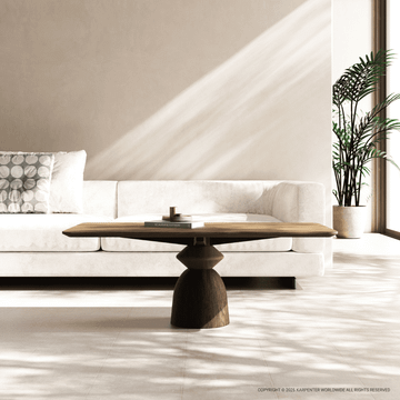 Staccato Rectangular Coffee Table Amber Cocoa by KARPENTER - view 8