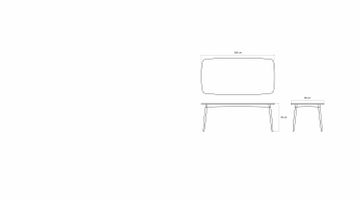 Twist Rectangular Dining Table 200 by KARPENTER - view 6