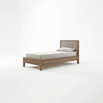 Circa17 Single Size Bed Fabric Headboard No Storage by KARPENTER - view 2