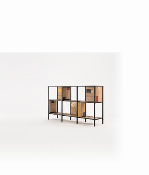 Planke Horizontal Rack 6 Compartments by KARPENTER - view 2