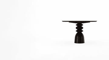 Staccato Round Dining Table 120 Kuro Wenge by KARPENTER - view 5