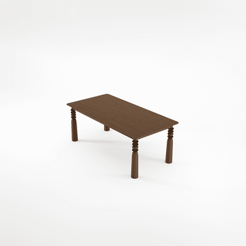 Staccato Rectangular Dining Table 200 Amber Cocoa by KARPENTER - view 3