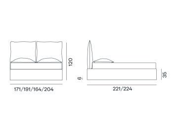Double Bed by Gervasoni - view 2